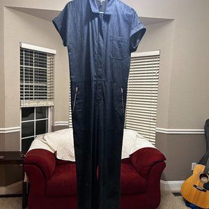 Rag and Bone Jumpsuit Denim and Tencel